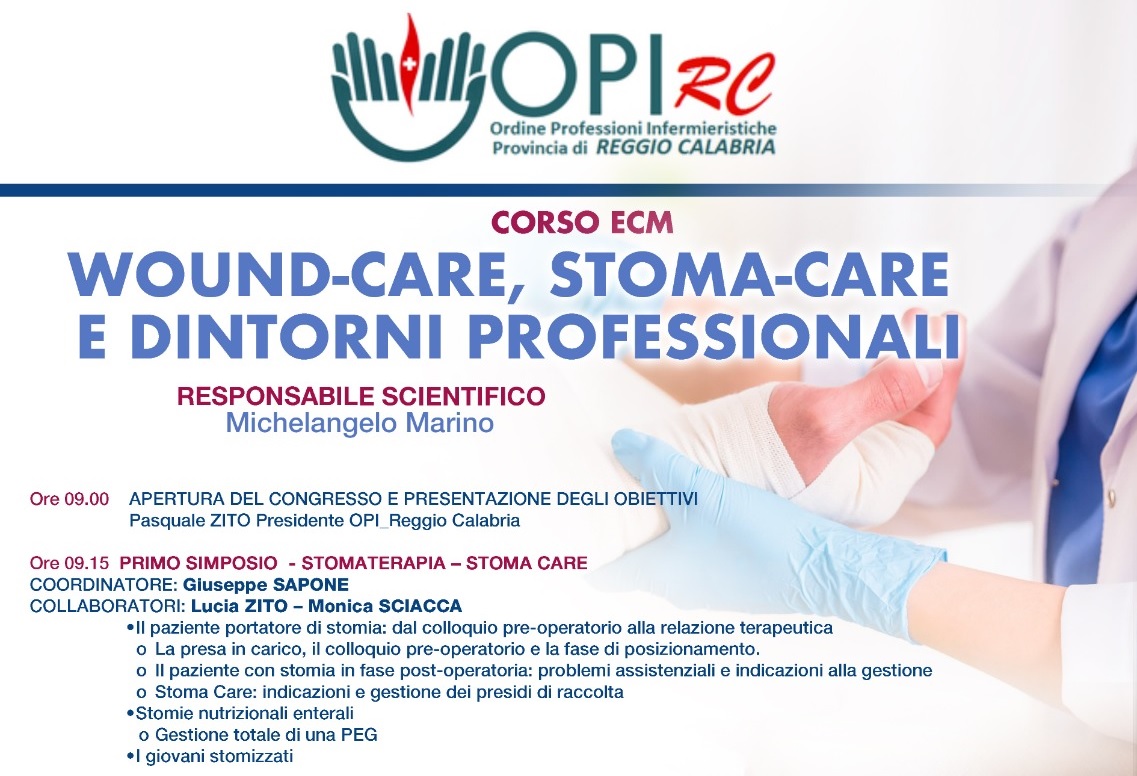 Corso ECM Wound-Care, Stoma-Care e Dintorni Professionali